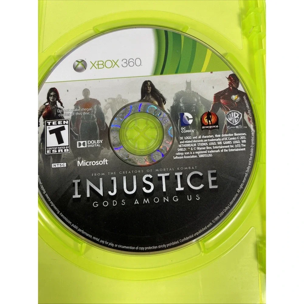 Injustice: Gods Among Us (Microsoft Xbox 360, 2013) Tested